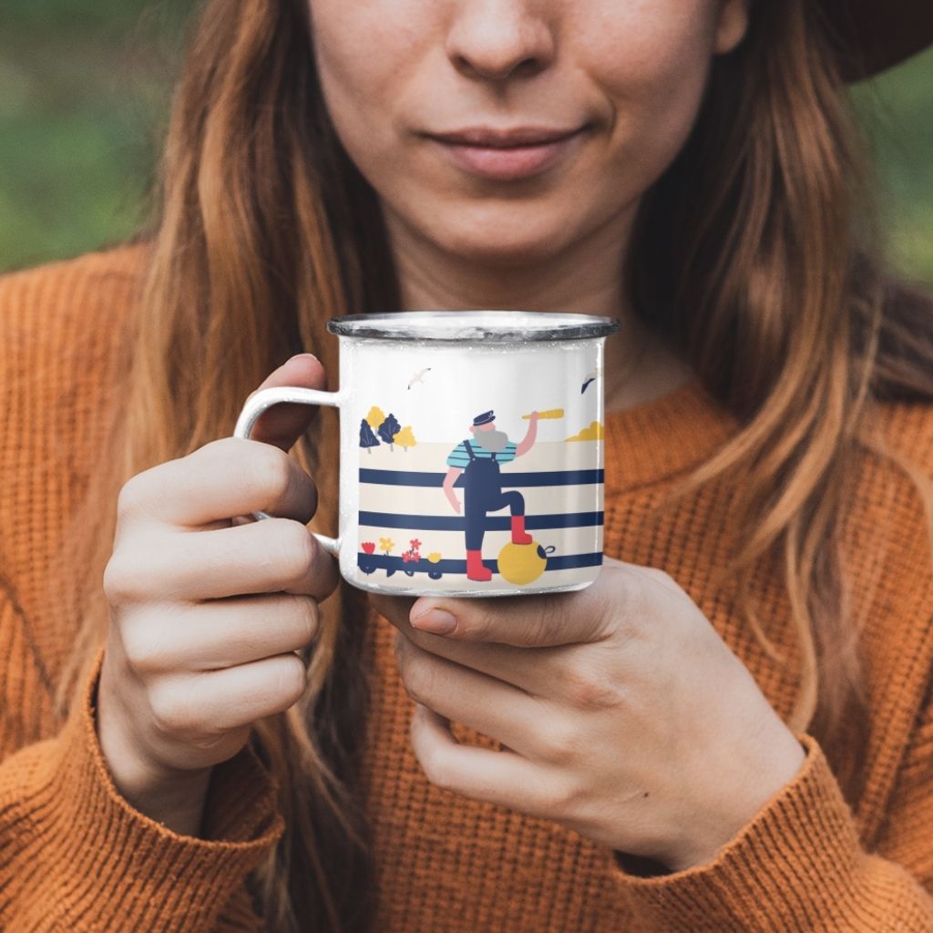 The Sailor Enamel Mug