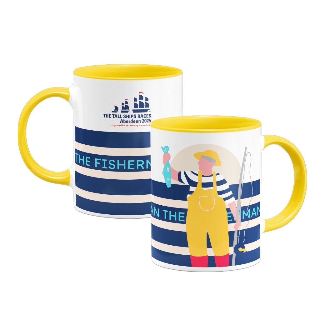 The Fisherman Coloured Insert Mug