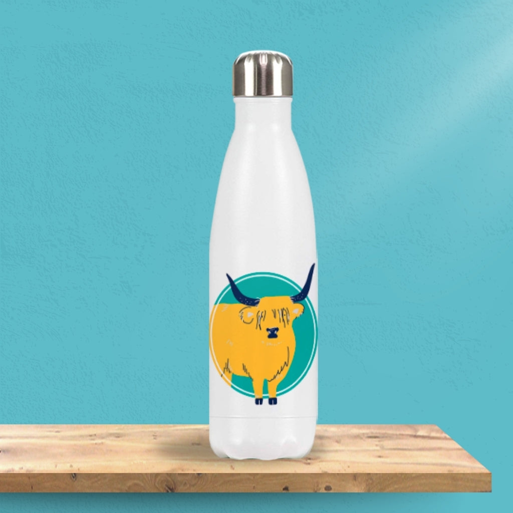 The Highland Cow Premium Water Bottle