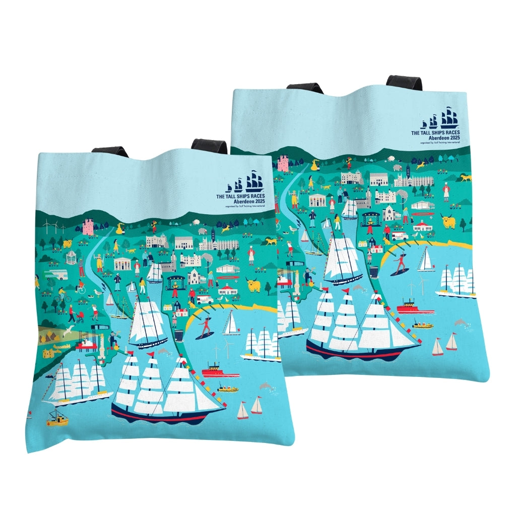 The Tall Ships Races Aberdeen 2025 Edge to Edge Tote Bag No. 1
