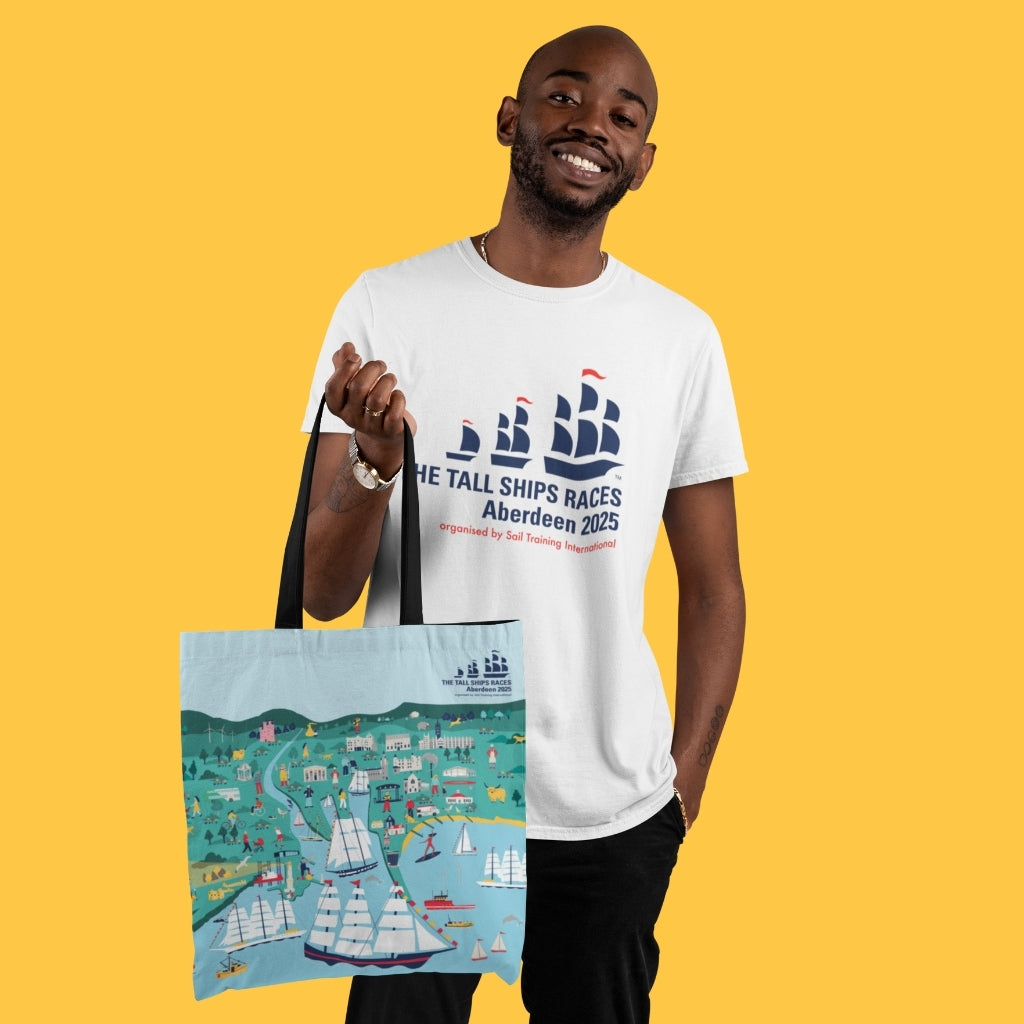 The Tall Ships Races Aberdeen 2025 Edge to Edge Tote Bag No. 1