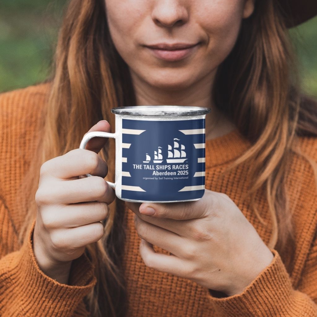 The Tall Ships Races Aberdeen 2025 Enamel Mug