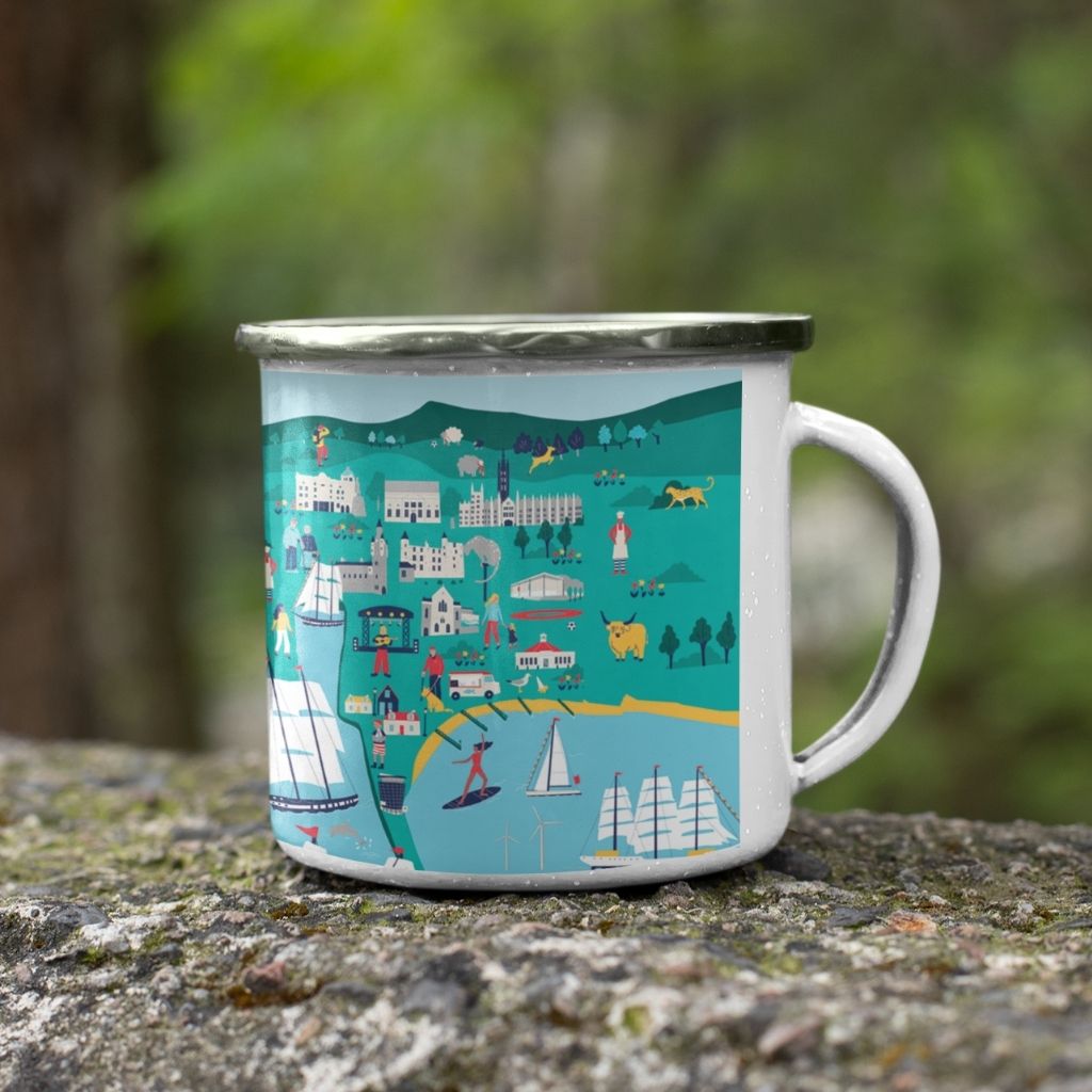 The Tall Ships Races Aberdeen 2025 Enamel Mug
