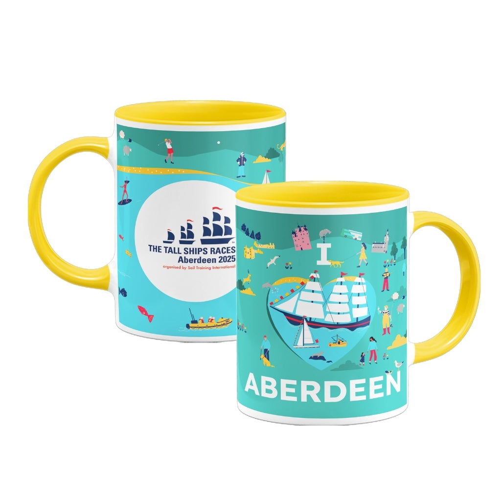 The Tall Ships Aberdeen Coloured Insert Mug