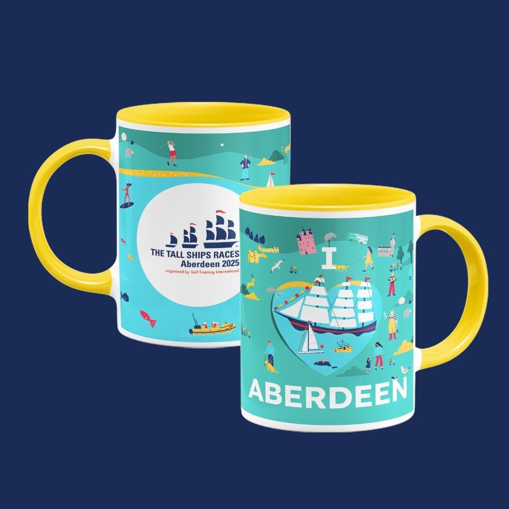 The Tall Ships Aberdeen Coloured Insert Mug