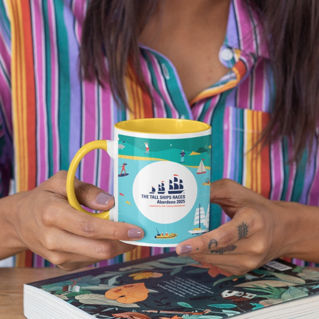 The Tall Ships Aberdeen Coloured Insert Mug