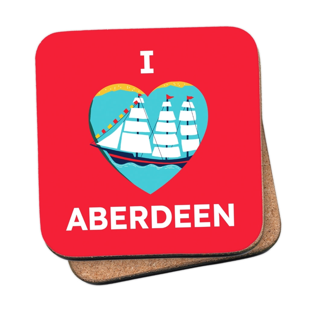 I Love Aberdeen Coaster