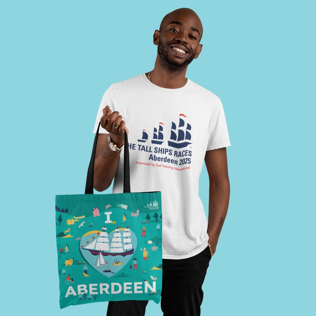 I Love Aberdeen Edge to Edge Tote Bag