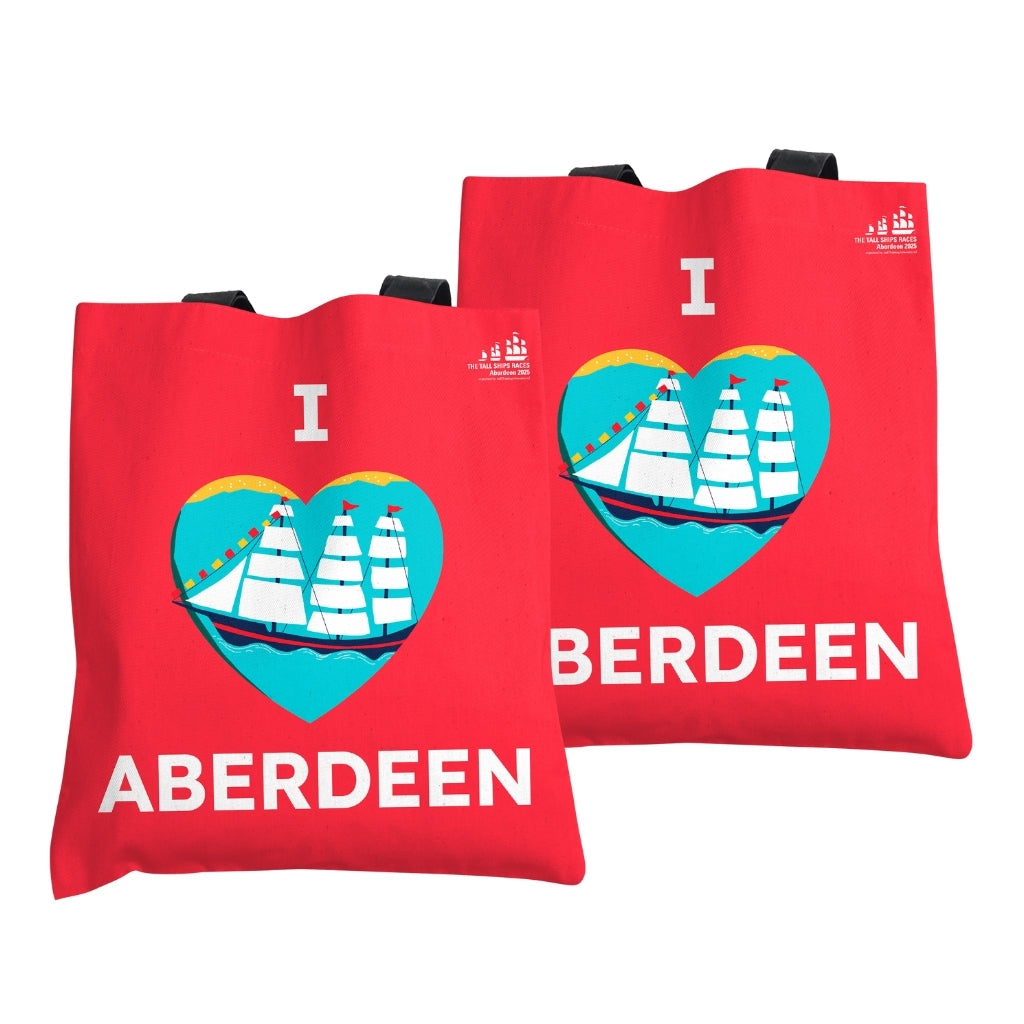 I Heart Aberdeen Edge to Edge Tote Bag