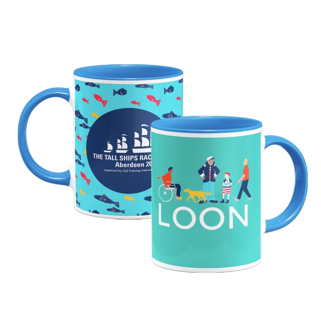 The Tall Ships Loon Coloured Insert Mug