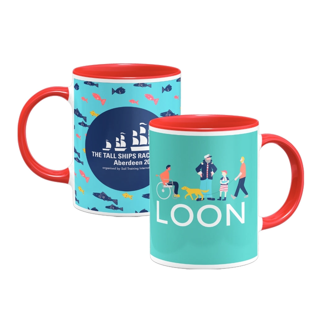 The Tall Ships Loon Coloured Insert Mug