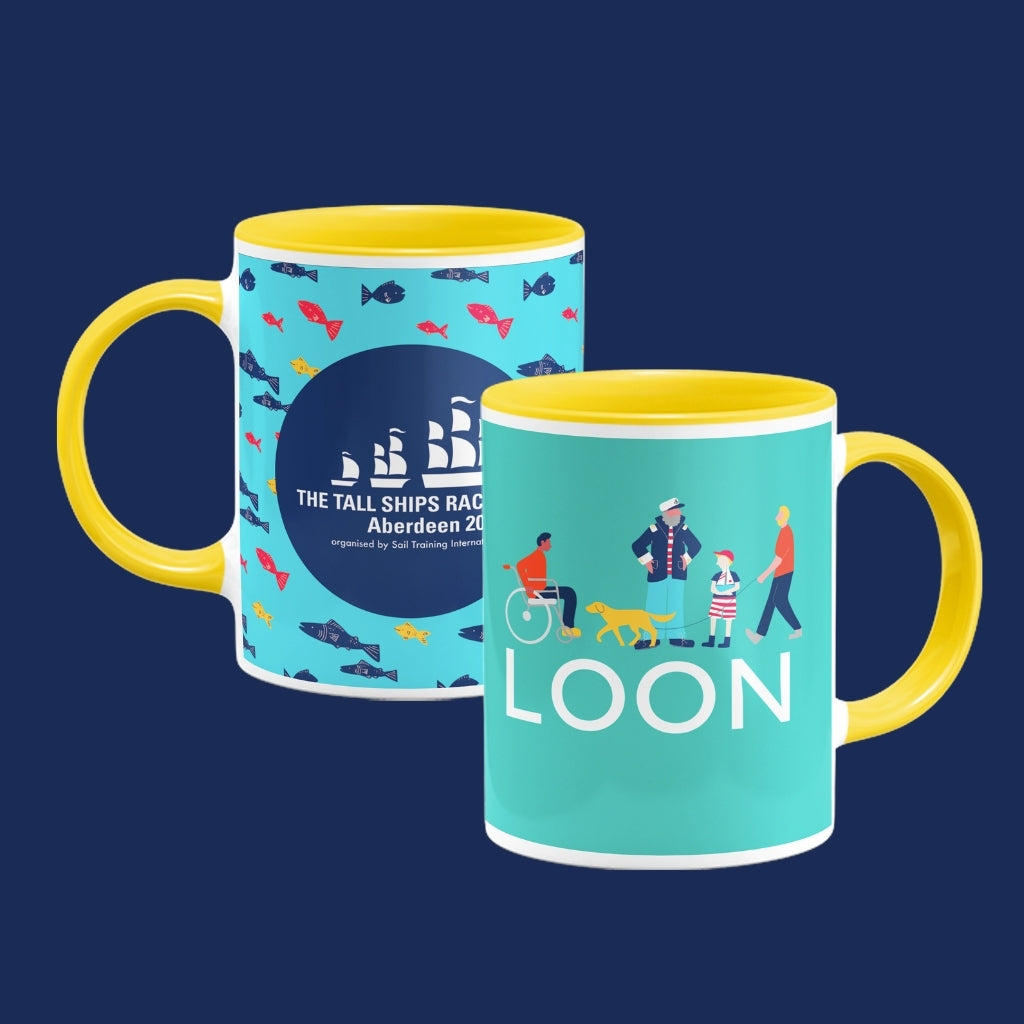 The Tall Ships Loon Coloured Insert Mug