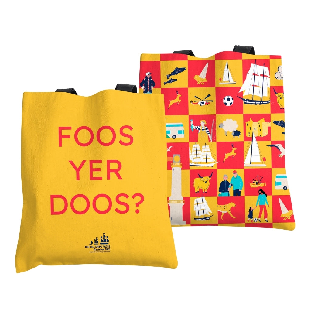Foos Yer Doos Edge to Edge Tote Bag