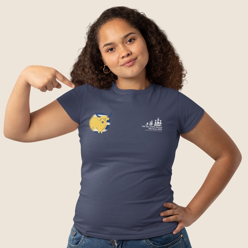 The Aberdeen Highland Cow Organic T-Shirt