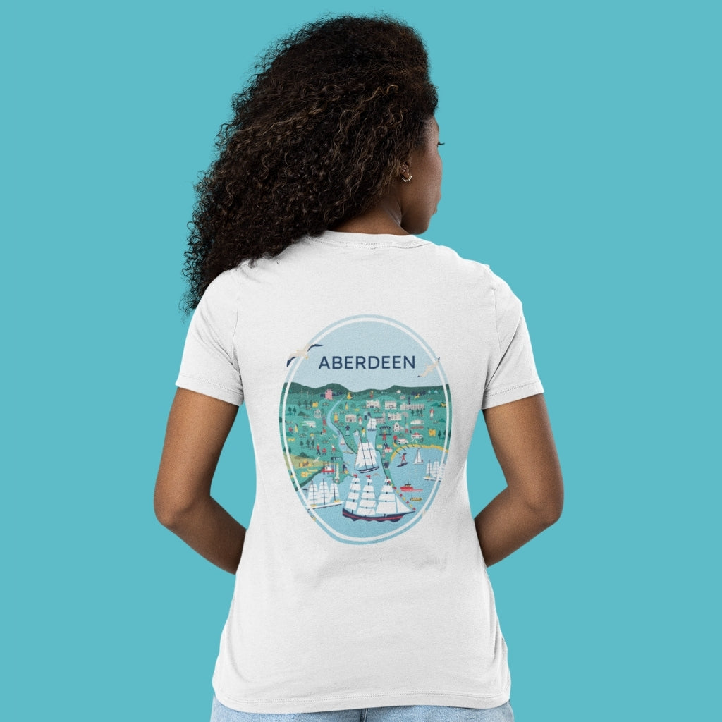 The Aberdeen Highland Cow Organic T-Shirt