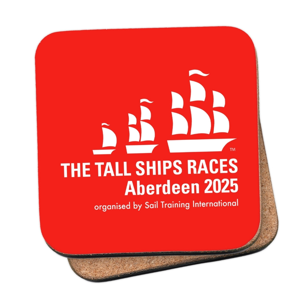 The Tall Ships Races Aberdeen 2025 Coaster in Red