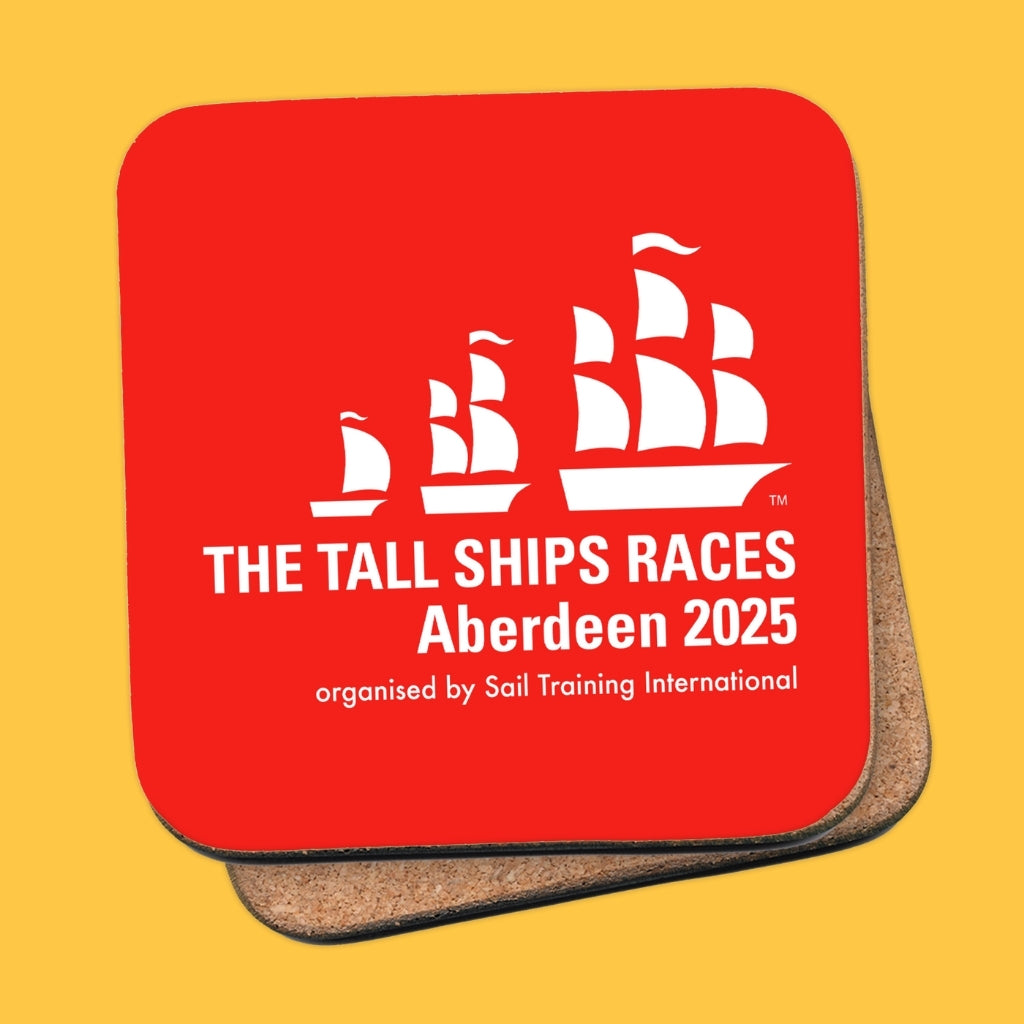 The Tall Ships Races Aberdeen 2025 Coaster in Red