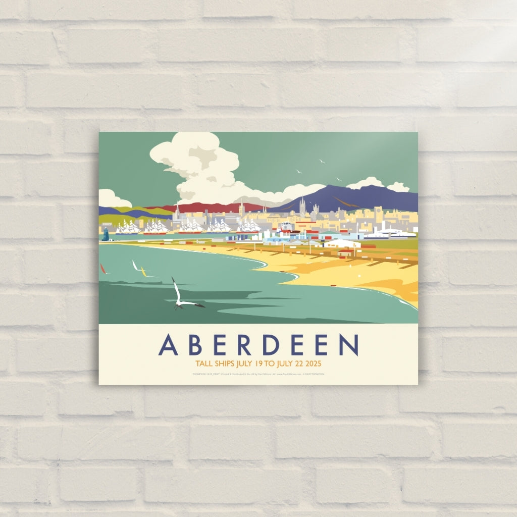 Aberdeen in Landscape Art Print