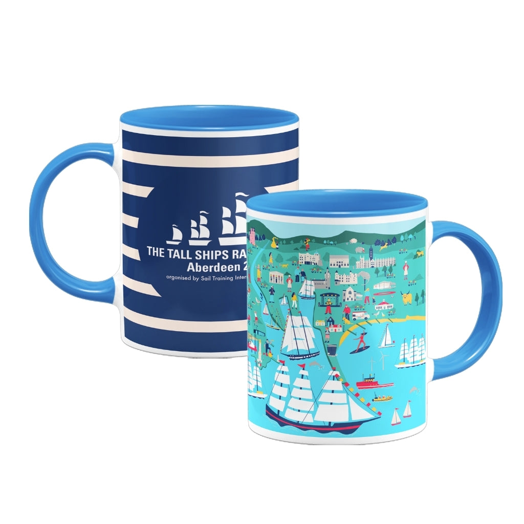 The Tall Ships Races Aberdeen 2025 Coloured Insert Mug