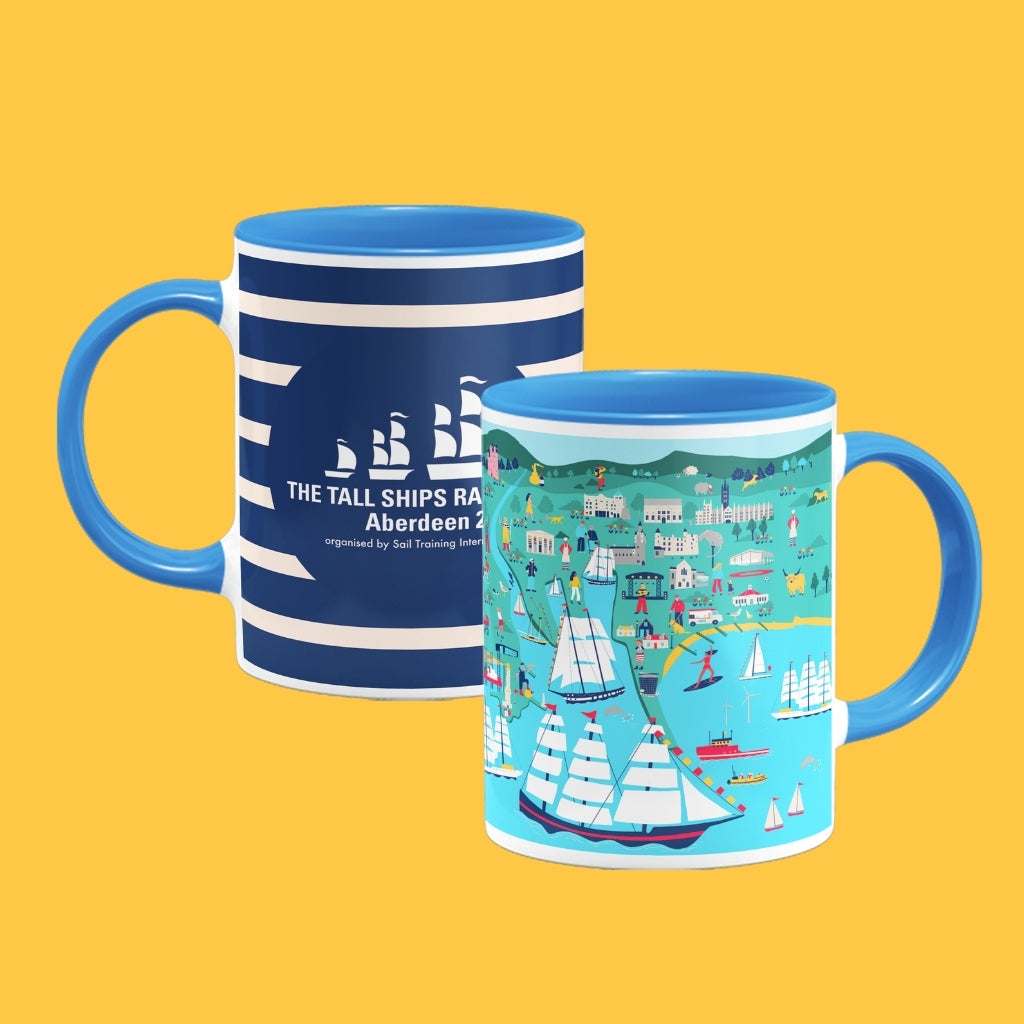 The Tall Ships Races Aberdeen 2025 Coloured Insert Mug